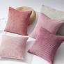 Topfinel Pink Throw Pillows Covers 18x18 Inch Set of 4PACK,Farmhouse Corduroy Decorative Cushion Case,Valentine's Day Pillow Case for Bedroom Couch Sofa Living Room,Spring Home Decor