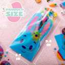 JOYIN 72 Pcs Easter Party Favors Set, 12 Packs Assorted Goody Bags with Rings/Sticker, Foam Stickers, Stampers for Kids Gift, Easter Egg Hunt, Basket Stuffers