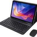 Keyboard Case for Xiaomi Redmi Pad 2 2025 11 inch, Case with English Keyboard and Mouse, Detachable, Rechargeable, Stand Case (Black)
