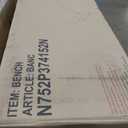 Merax Wooden Dining Bench, Farmhouse Indoor Kitchen Table Benches, Bed Bench, Industrial Shoe Bench, Entryway Benches, Natural