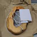 LAPTAIN LED Wood Table Lamp, Irregular Bedside Lamp with Dimmable, Creative Home Decor Table Lamp, Bedside Night Light for Bedroom, Living Room, Large