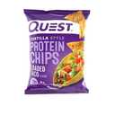 QUEST NUTRITION - Tortilla Style Protein Chips, Nacho Cheese Loaded Taco, Low Carb, Gluten Free, Chili Lime, Box of 12 (BBD:05/22/26)