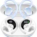 Wireless Earbud, Bluetooth 5.4 Headphones IP7 Waterproof for Sport, 48H Running Wireless Earphones with ENC Noise Cancelling Mic, Deep Bass Over Ear bud with Earhooks for Android, iOS, Workout, Gym