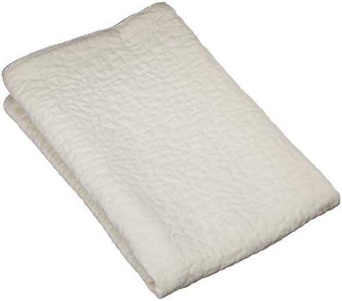 Natural Comfort Matelasse Pillow Sham Set, 20 by 20-Inch, Snow