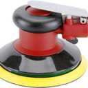 Professional Air Random Orbital Palm Sander, Heavy Duty Dual Action Pneumatic Sander with 1pc Backing Plate (6 inch)