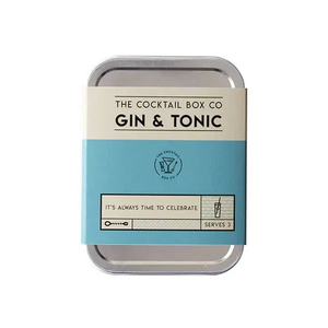 Gin & Tonic Cocktail Kit - The Cocktail Box Co. Premium Cocktail Kits - Make Hand Crafted Cocktails. Great gift for any cocktail lover and makes the perfect travel companion! (1 Kit)