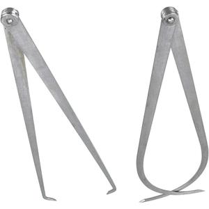 Biaungdo 300mm/12 inch Long Firm Joint Metal Measurement Inside Outside Caliper 2 Pcs