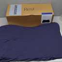 REST Evercool Cooling Pillow, Instant Cool-to-Touch Shell Fabric & Breathable Silicone Sponge Core for All-Night Temperature Regulation & Ergonomic Support, Low Height, Midnight Blue
