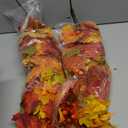 wohohoho 2 Packs Fall Garland Maple Leaf, 5.9Ft/Pieces Fall Leaves Garland 7 Maple Leaves Hanging Vines for Autumn Decor Halloween Thanksgiving Christmas Indoor Outdoor Decorations (Orange)