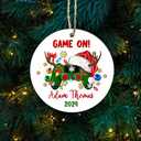 Personalized Game On Christmas Ornament 2024, Gaming Ornament Gifts for Gamer, Custom Name & Year Game Player Ornament, Game Christmas Tree Ornament, Game Lovers Xmas Keepsake, Video Game Controller