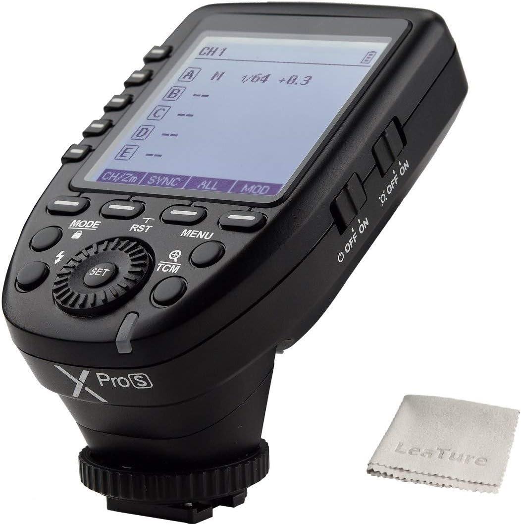 Godox XPro-S Compatible for Sony TTL Wireless Flash Transmitter Trigger 1/8000s HSS TTL-Convert-Manual Function Large LCD Screen Slanted Design 11 Customizable Functions 5 Dedicated Group Buttons