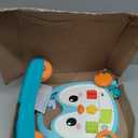 Fisher-Price Baby Push Toy Musical Penguin Walker, 2-in-1 Infant to Toddler Activity Play for Motor Skills Development Ages 6+ Months