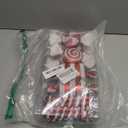 14Pcs Christmas Candy Cane Lollipop Ornaments for Christmas Tree Decorations, Red and White 6.5Inch Assorted Shapes Hanging Ornament with Ribbon for Xmas New Year Holiday Festival Home Party Decor