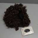 70s 80s Afro Wigs for Men Dark Brown Short Curly Wigs for Women Halloween Disco Rock Wig Hippie Costume Wig