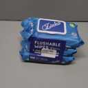 ZINKO's Flushable Wipes, Extra Large, Unscented, 42 Count, with Vitamin E and Aloe (3 Pack)