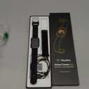 MorePro Health Fitness Tracker with Blood oxy-gen Monitor and 24/7 Heart Rate and Blood Pressure, Sleep Monitor, 120+ Sport Modes Waterproof Fitness Watch for Women Men Android iOS, Black