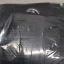 NICETOWN Lower Noise Room Divider Curtain Screen Partitions, Blackout Sound Reducing Divider Room Panel for Doorway/Glass Window/Sliding Door/Patio (1 Panel, 7ft Tall x 8.3ft Wide, Black)