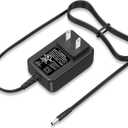 UL Listed 12V Power Cord for Stanley SL10LEDS Charger for Fatmax SL5W09 10 Watt LED Lithium-Ion Rechargeable Spotlight AC/DC Adapter Compatible with FL3WBD FL5W10 SL1M09 Flashlight Adaptor