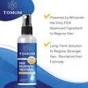 Minoxidil for Men and Women Hair Growth: 5% Minoxidil Topical Spray Hair Regrowth Treatment Stop Hair Thinning and Hair Loss For Stronger Thicker Longer Hair 60ml 2 Pack