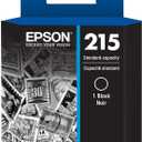 EPSON 215 Ink Standard Capacity Black Cartridge (T215120-S) Works with WorkForce WF-100, 110 and EC-110