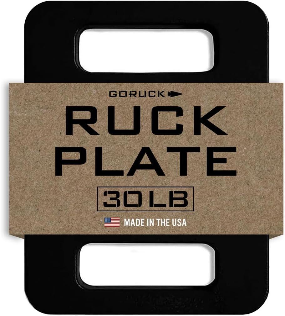 GORUCK Ruck Plates 30LB - USA Made Weighted Plates for Rucking, Strength Training & Fitness, Compatible w/ Rucker & Ruck Carrier