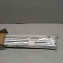 Blackout No Drill Roman Shades, 30" W x 64" H, Off White