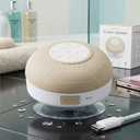 Tide Tunes Seashell Bluetooth Speaker White 2 Pack