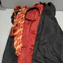 Wizard Costume for Adults, Men's and Women's Robe Set with Tie Wand Glasses for Halloween Cosplay (M)