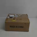 eyassi Arc Floor Lamp with 3 Color Temperatures, LED Gold Floor Lamp with Remote & Stepless Dimmable Bulb, Boho Standing Lamp with Rattan & Fabric Shades, Farmhouse Tall Lamp for Living Room Bedroom