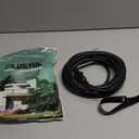 PLUGTUL Outdoor Extension Cord 25 FT Waterproof, 16/3 Gauge Black Heavy Duty 3 Prong Extension Cord, 13A 1625W SJTW, ETL Listed, Great for Garden and Home