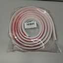 Peel and Stick Accent Wall Molding, 9.8FT x 1.57IN Self-Adhesive Chair Rail Trim for Interior Decoration (Primed White)