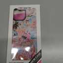 for iPhone 13 Pro Max Case, Coastal Life Pattern with Tropical Collage, Military-Grade Drop Protection, Pink Paradise Soft Slim TPU Protective Cover with Camera Protection for Women & Girls