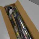 ENJOYBASICS Matte Black Shower Curtain Rod 30 to 76 Inches, 1 Inch Stainless Steel Adjustable Spring Tension Rods No Drill for Bathroom, Closet, Window, Room Divider, Never Rust, Non Slip