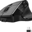 acer Wireless Mouse for Laptop, Bluetooth Computer Mouse Ergonomic for 4 Devices(2.4Ghz+BT 5.2+Wired), OLED Screen Rechargeable Mice, 5 Programmable Buttons, 4000 DPI for MacBook PC Desktop