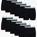 Hanes mens Underwear Boxer Briefs Pack, Cool & Breathable Cotton Moisture-wicking Underwear for Men, No Ride Up, 12 Pack L