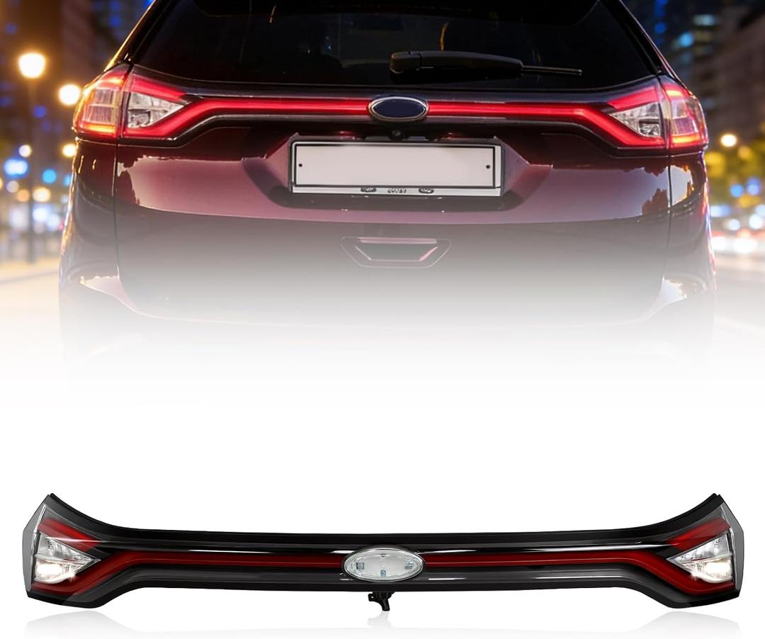 Liftgate Center Tail Light Assembly Compatible With 2015-2018 Ford Edge Titanium/Sport Rear Lamp