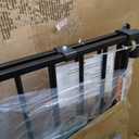 Babelio Baby Gate for Stairs, Kitchen & Doorways, No Bottom Bar| One-Handed Operation| Auto-Close| Hardware Mount (Drill Needed) Safety Dog/Pet Gate (Black - B17, 26-43" W, 28" H)