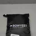 Motorcycle Cover Waterproof Outdoor Storage with Lock-Holes, Zipper Storage Bag & Night Reflective Design, All Season Protection Powersports Vehicle Covers Fits up to 104" Motorcycles (210D Orange)