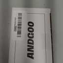 ANDGOO 4 Pack Adhesive Curtain Rod Holders No Drilling, Renter Friendly Curtain Rod Brackets, Heavy Duty Curtain Rod Hooks Hanger for 0.5'' to 1.2'' Rods, Apartment Bathroom Dorm Kitchen (Black)