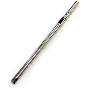 Replacement Vacuum Wand Hose - Adjustable Length (32mm/1.25") Chrome-Plated Metal Tube w/Adapter - Fits Hoover, Electrolux, Kenmore, Dirt Devil (Not for Miele)