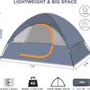Camping Tent 2-4 Person, Waterproof Windproof Tent with Rainfly Easy Set up-Portable Dome Tents for Camping