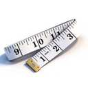 Double-Sided Soft Tape Measure for Body Sewing & Weight Loss  Flexible Vinyl Ruler with CM/Inch Scales, Tailor Craft Medical Body Measurement Tool (White) 60-inch