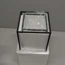 PHOSPHOR Glass Hurricane Candle Holder Set of 3 PCS Black Hurricane Candleholders for Wedding Party Holiday Birthday Home Decor Lanter