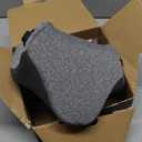 DEMACAT 3s Heated Neck Stretcher for Pain Relief, Graphene Heating Pad, Odorless Neck Cloud Cervical Traction Device Chiropractic Pillow for Shoulder, Christmas Gifts for Women, Men, Mom, Dad (Gray)