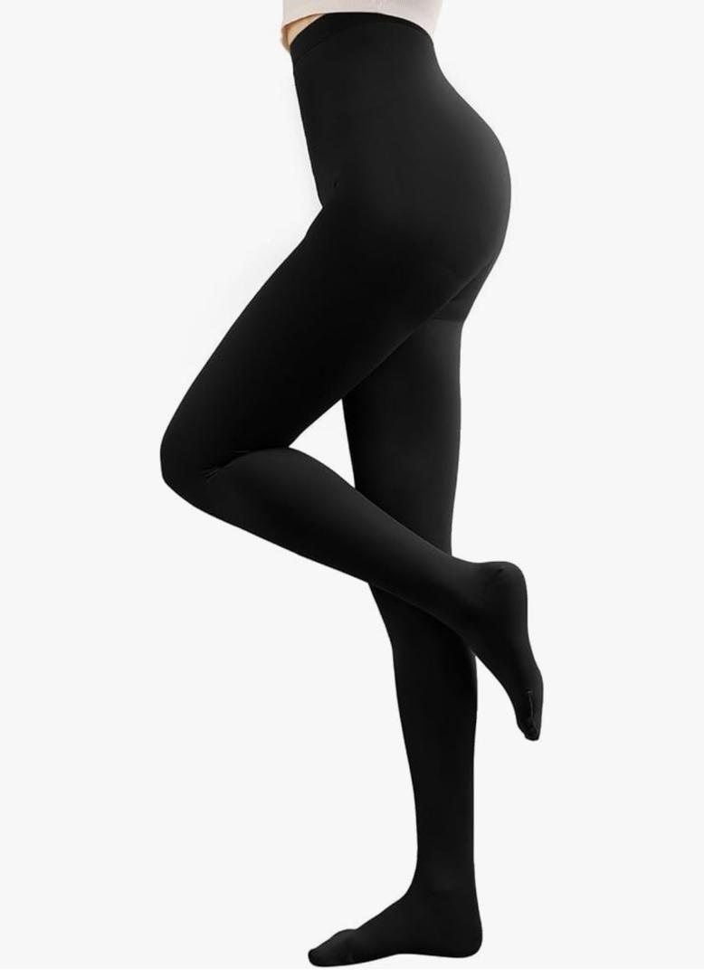 Compression Pantyhose Stockings for Women Men, 20-30 mmHg Medical Graduated Support Opaque Closed Toe Hose Tights Size XS