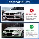 Front Lip Compatible with 3-Series F30 F31 Regular Bumper Model (Gloss Black, 2012-2018 F30 Base)