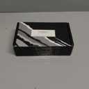 UNIQOOO 8 Set Christmas Acrylic Rectangle Photo Ornaments for Display Picture, 3"x 2" Acrylic Hanging Photo Frame, Double-Sided Picture Frames for Home, Party, Tree Decorations(Gold)