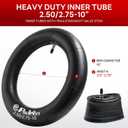 2.50-10 4PR TT 33J Off Road Mini Dirt Bike Front/Rear Tire and Inner Tube Compatible with 2.5-10 Off Road Dirt Bike Pit Bike/Motorcycle Tire (P-279)