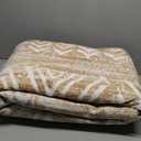 Living Room Rugs 8x10: Washable Moroccan Geometric Boho Rug Farmhouse Non Slip Stain Resistant Large Rug Low Pile Soft Carpet for Bedroom Dining Room Kids Room (Light Brown,8'x10')