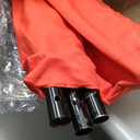 Folding Stretcher Made from Top Grade Aluminum Alloy Gurney Stretcher with Heavy Duty Handles Medical Stretcher with Rubber Feet Portable Stretcher for Patient Transport (Orange)